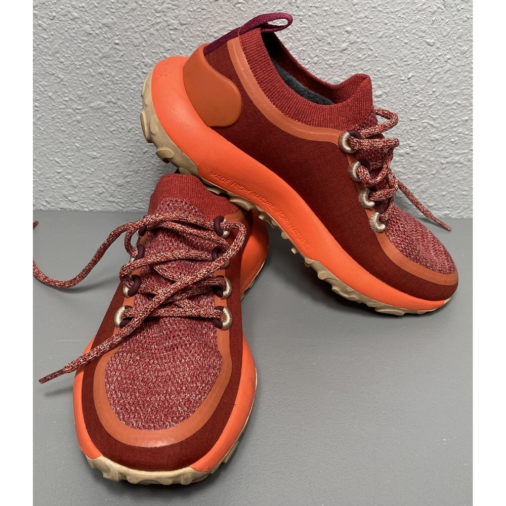 Allbirds Women's Trail Runners SWT Running Shoes Size 7 Red Orange Sneakers